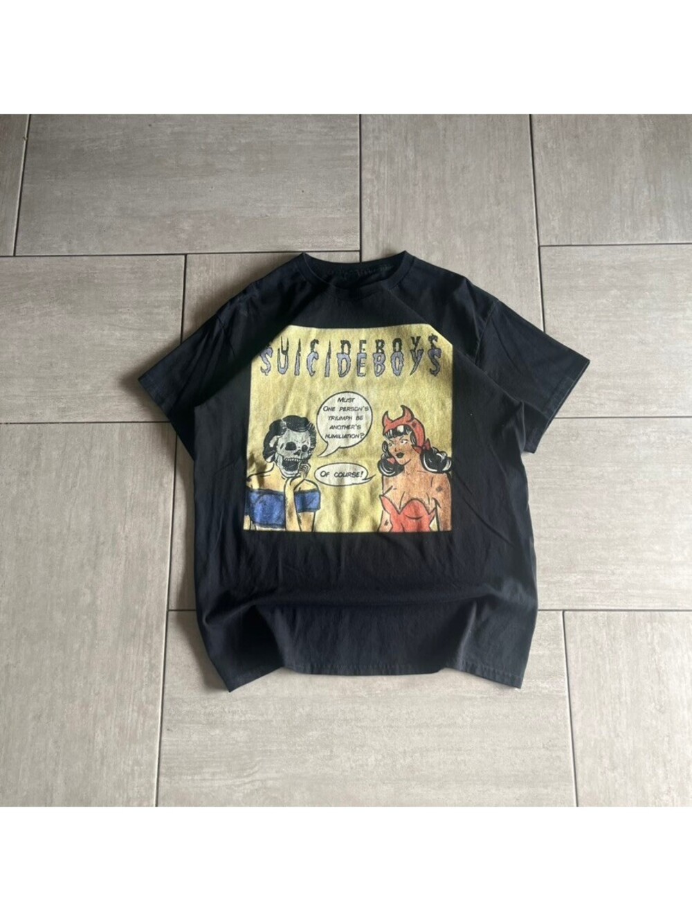 Suicideboys Graphic Black T-Shirt Casual Streetwear Size Large